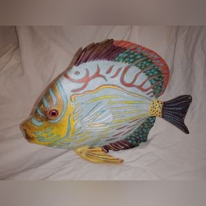 Land & Sea Nature Series Large Blue Tang Fish Resin Figurine Statue